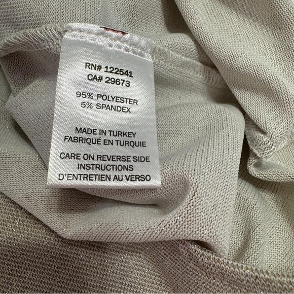 ISLE by Melis Kozan Ace Top Cyclone Metallic Layered Blouse NWT Size Small - Picture 7 of 8